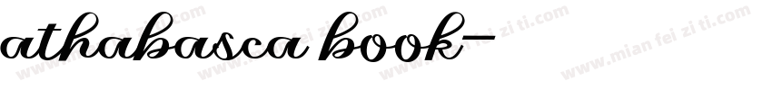 athabasca book字体转换